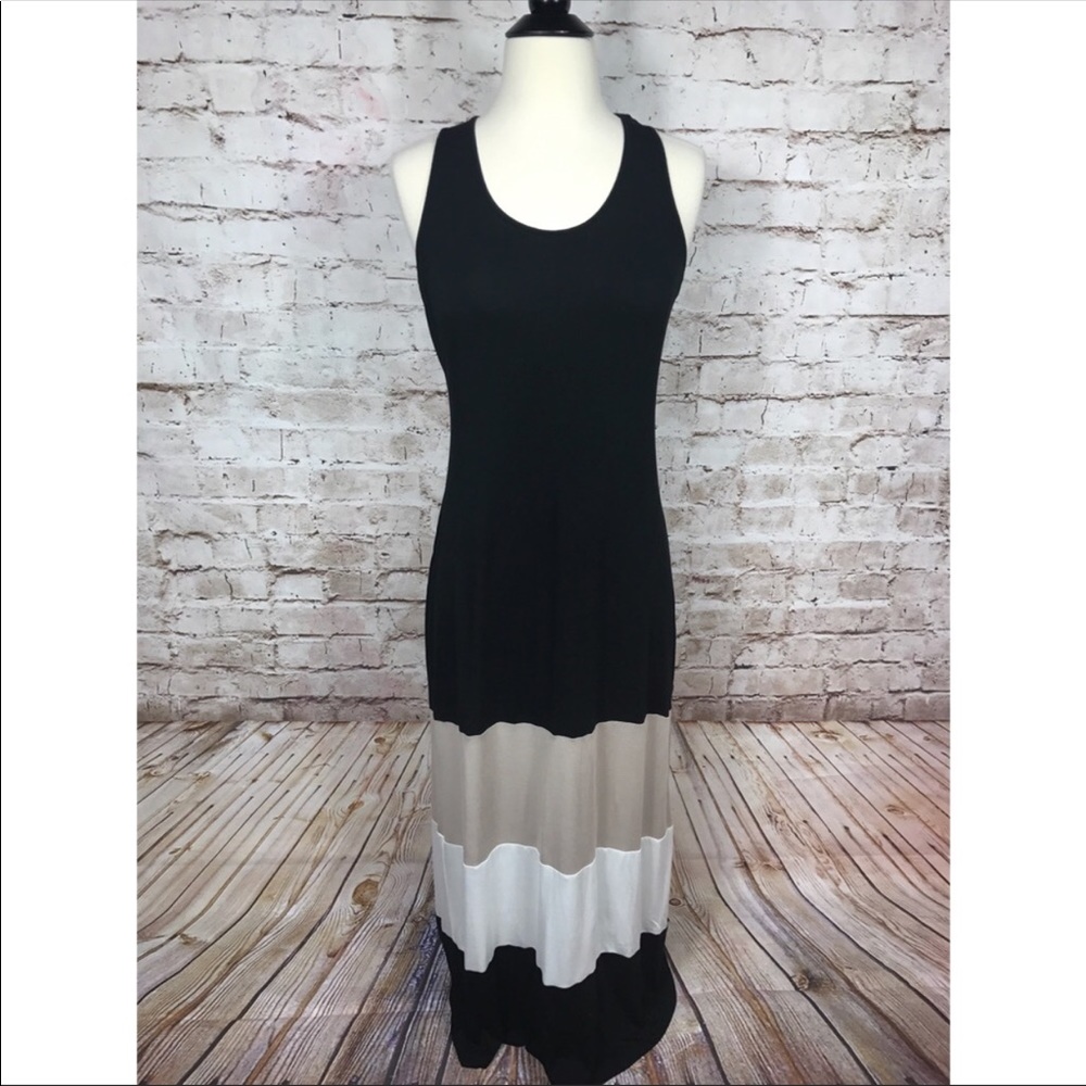 Calvin Klein Coloblock Maxi Dress